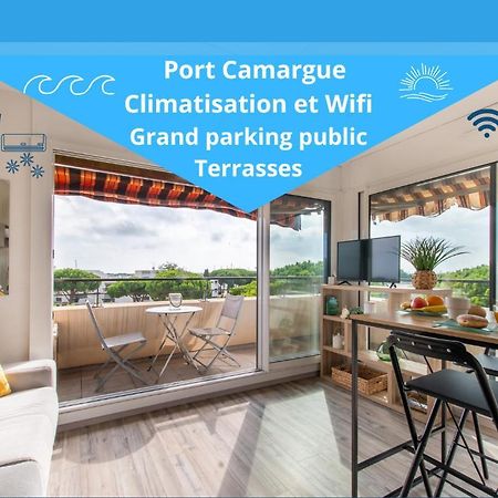 Reves Ensables * Clim * Proche Mer * Terrasse * Port Camargue Ле-Гро-дю-Руа Экстерьер фото